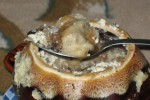 Пельмени с грибами в горшочке