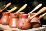 Кофе в турке | глинянная турка