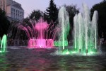 Светомузыкальный фонтан в Кольцовском сквере