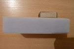 Меламиновая губка | Размер меламиновой губки в сравнении со спичечным коробком