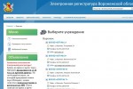 Электронная регистратура Воронежской области